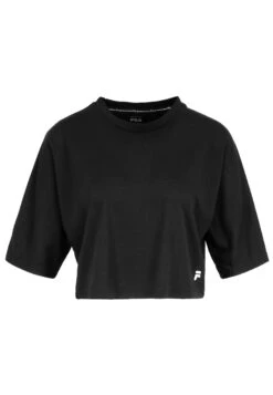 Fila Apparel Recanati Cropped- Camiseta Básica - Black -Fila 0173168aa4b541b2a9b5aece76014596