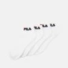 Fila Quarter Plain Half Terry Socks 4 Pack Unisex- Calcetines - White
