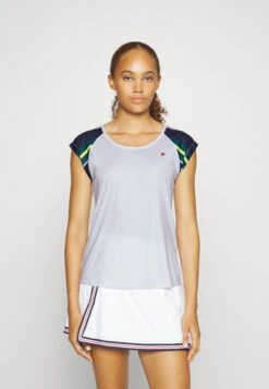 Fila Luisa - Camiseta Estampada - White/Deep Teal