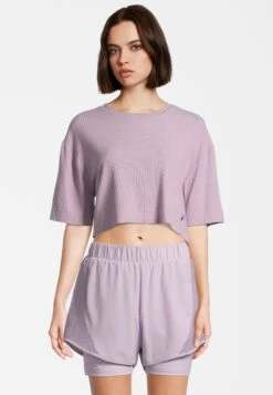 Fila Apparel Campione Cropped Tee - Camiseta Básica - Fair Orchid