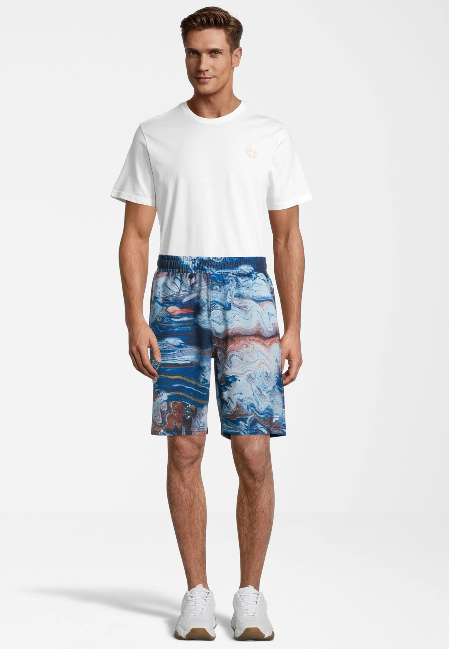 Fila Cuneo- Shorts - Blueacrylicpouring Aop 2 Fila Cuneo- Shorts - Blueacrylicpouring Aop - Imagen 2