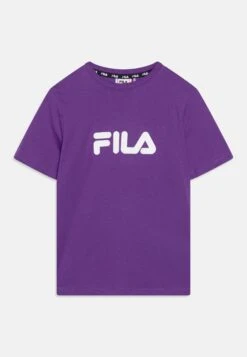 Fila Classic Logo Tee Unisex - Camiseta Estampada - Royal Purple