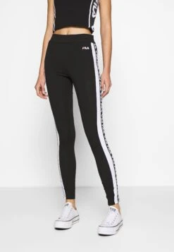 Fila Tasya - Leggings - Black/Bright White