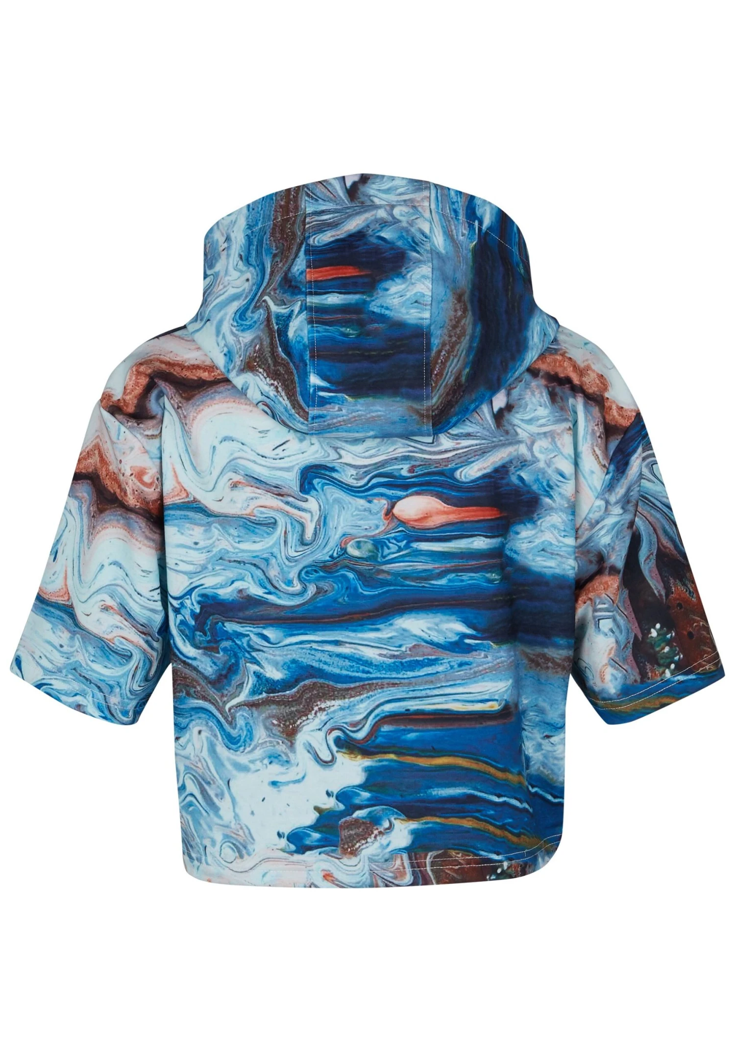 Fila Cide Aop Cropped Hoody - Camiseta Estampada - Blue Acrylic Pouring Aop 2 Fila Cide Aop Cropped Hoody - Camiseta Estampada - Blue Acrylic Pouring Aop - Imagen 2