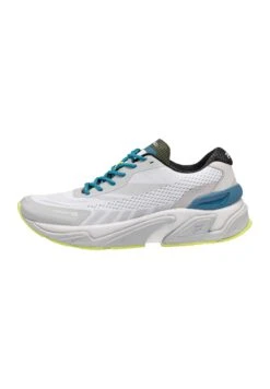 Fila Footwear Raceway - Zapatillas De Running Neutras - Gray Violet-Safety Yellow Blue Coral