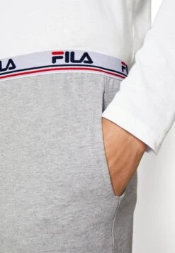 Fila Pyjama Set - Pijama - White/Grey Melange -Fila 18e2d74313fe4c8fa03db51fec5bc91d