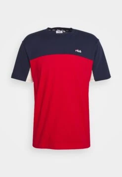 Fila Baunatal Tee - Camiseta Estampada - Black Iris/True Red -Fila 1fdc9e8dbc234b21891ff745629035dd