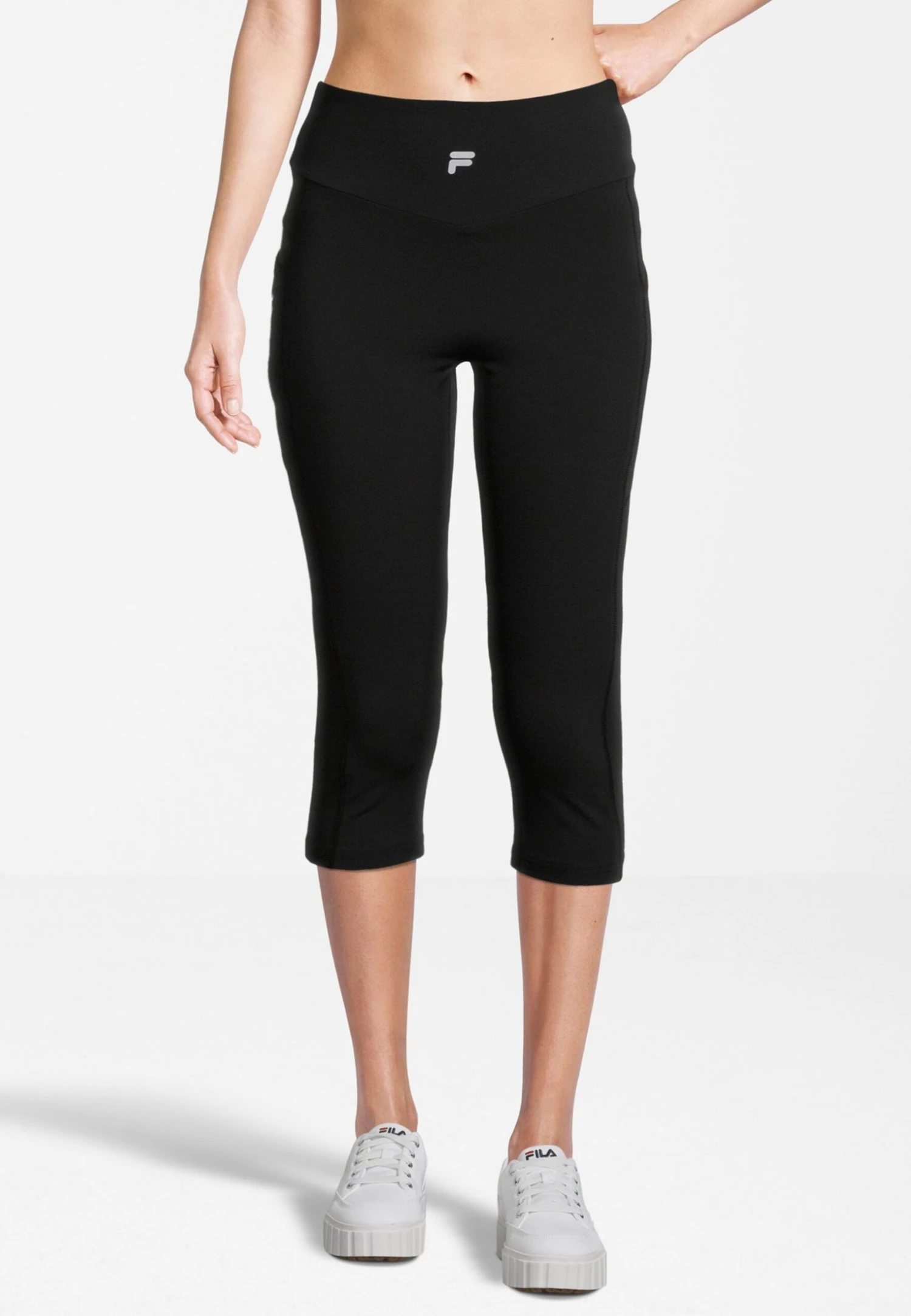 Fila Apparel Romania High Waist - Pantalón 3/4 De Deporte - Black 1 Fila Apparel Romania High Waist - Pantalón 3/4 De Deporte - Black