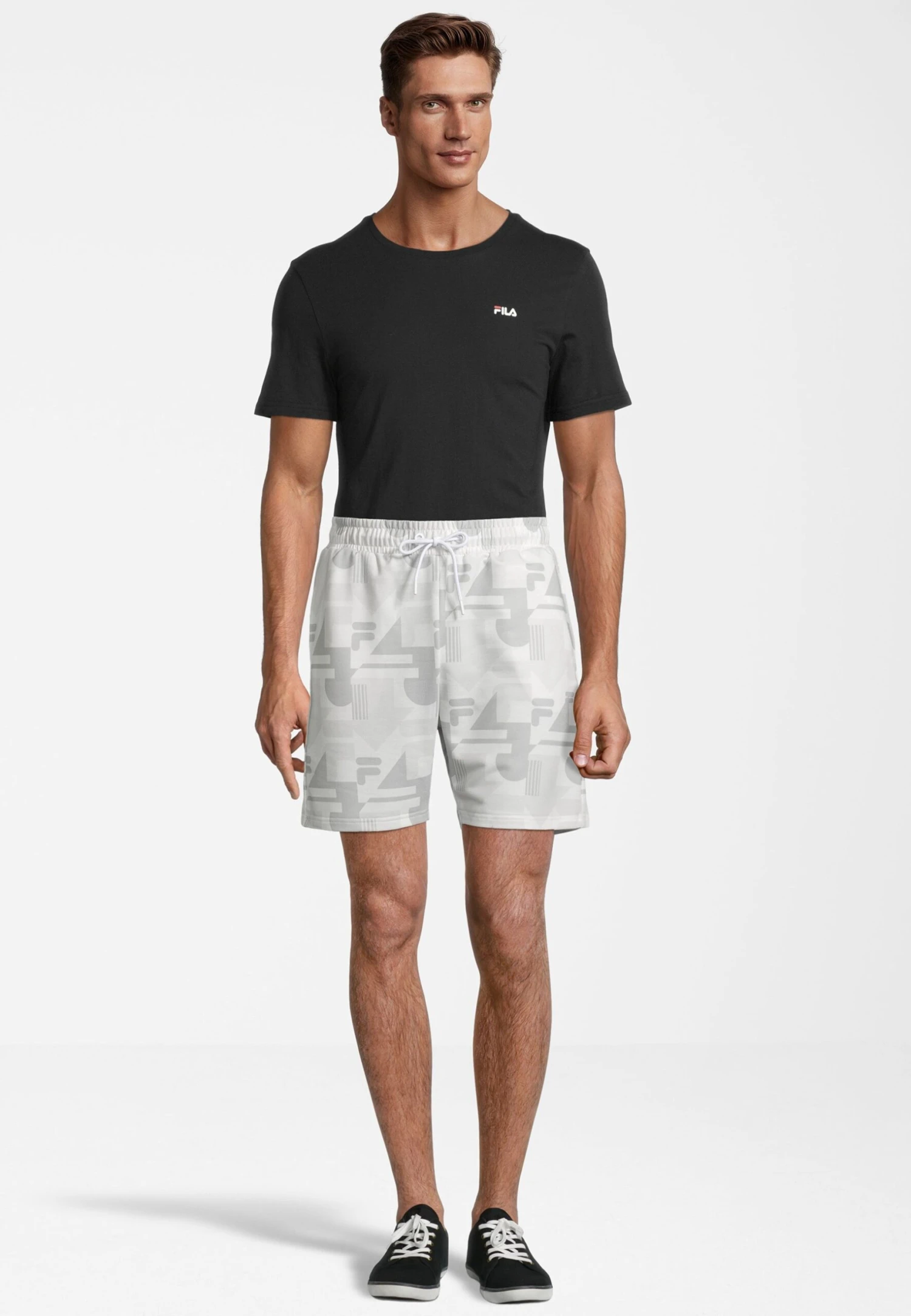 Fila Riwne Aop - Shorts - White/Chateau 2 Fila Riwne Aop - Shorts - White/Chateau - Imagen 2