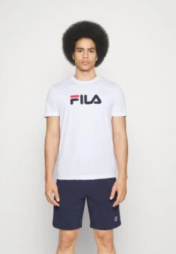 Fila Logo - Camiseta Deportiva - White