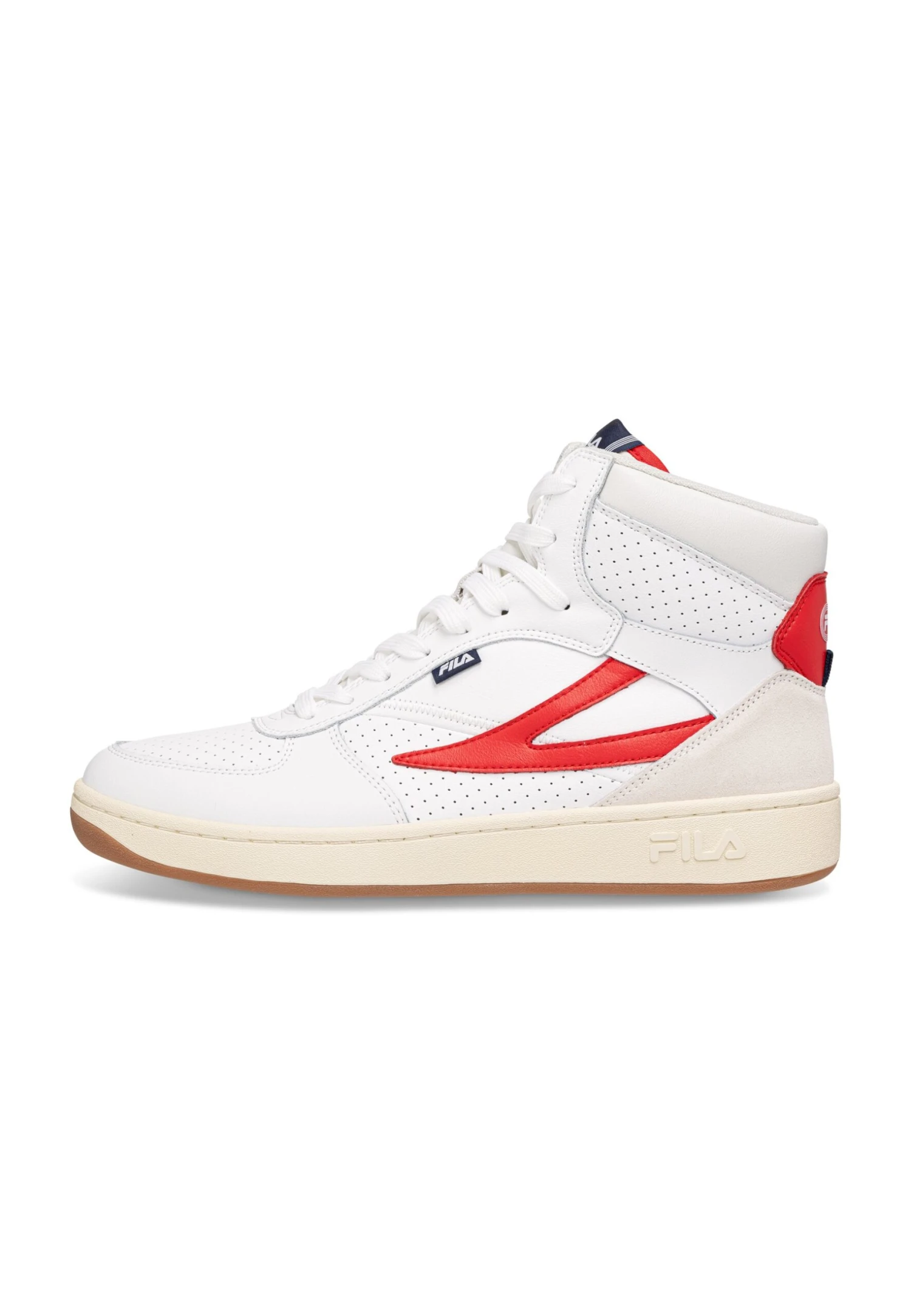 Sevaro Mid - Zapatillas Altas - White/Fila Red 1 Sevaro Mid - Zapatillas Altas - White/Fila Red
