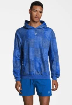 Fila Apparel Randazzo Aop Regular- Jersey Con Capucha - Lapis Blue Pills Camo Aop