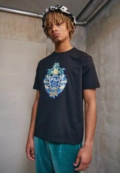 Fila Twistetal Graphic Tee - Camiseta Estampada - Black