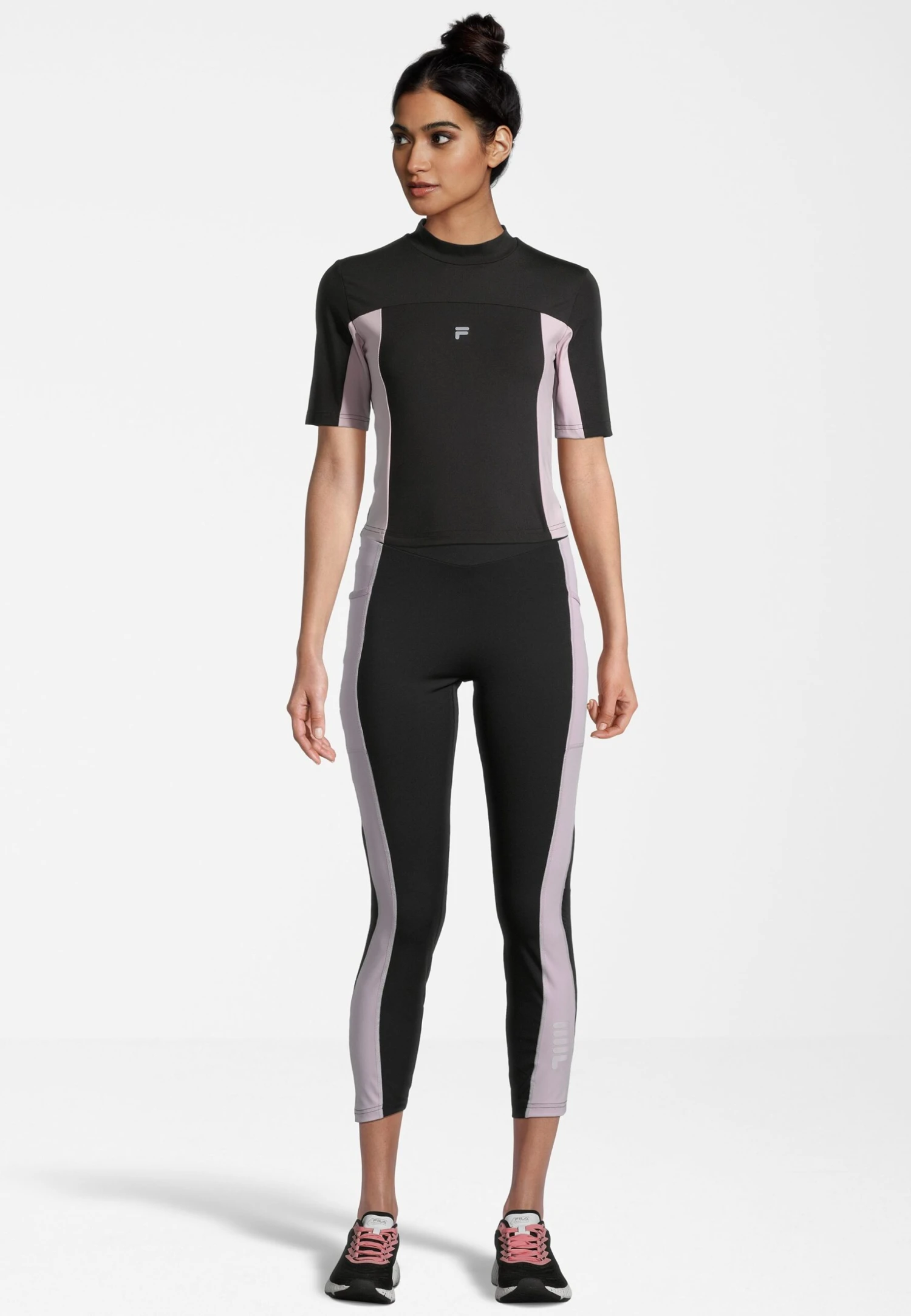 Fila Riva - Camiseta Estampada - Black Fair Orchid 2 Fila Riva - Camiseta Estampada - Black Fair Orchid - Imagen 2