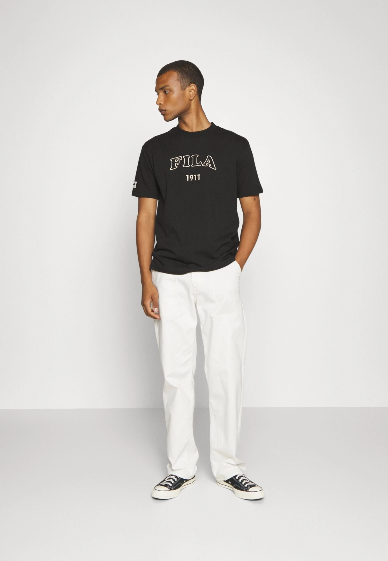 Fila Tripoli Unisex - Camiseta Estampada - Black 2 Fila Tripoli Unisex - Camiseta Estampada - Black - Imagen 2