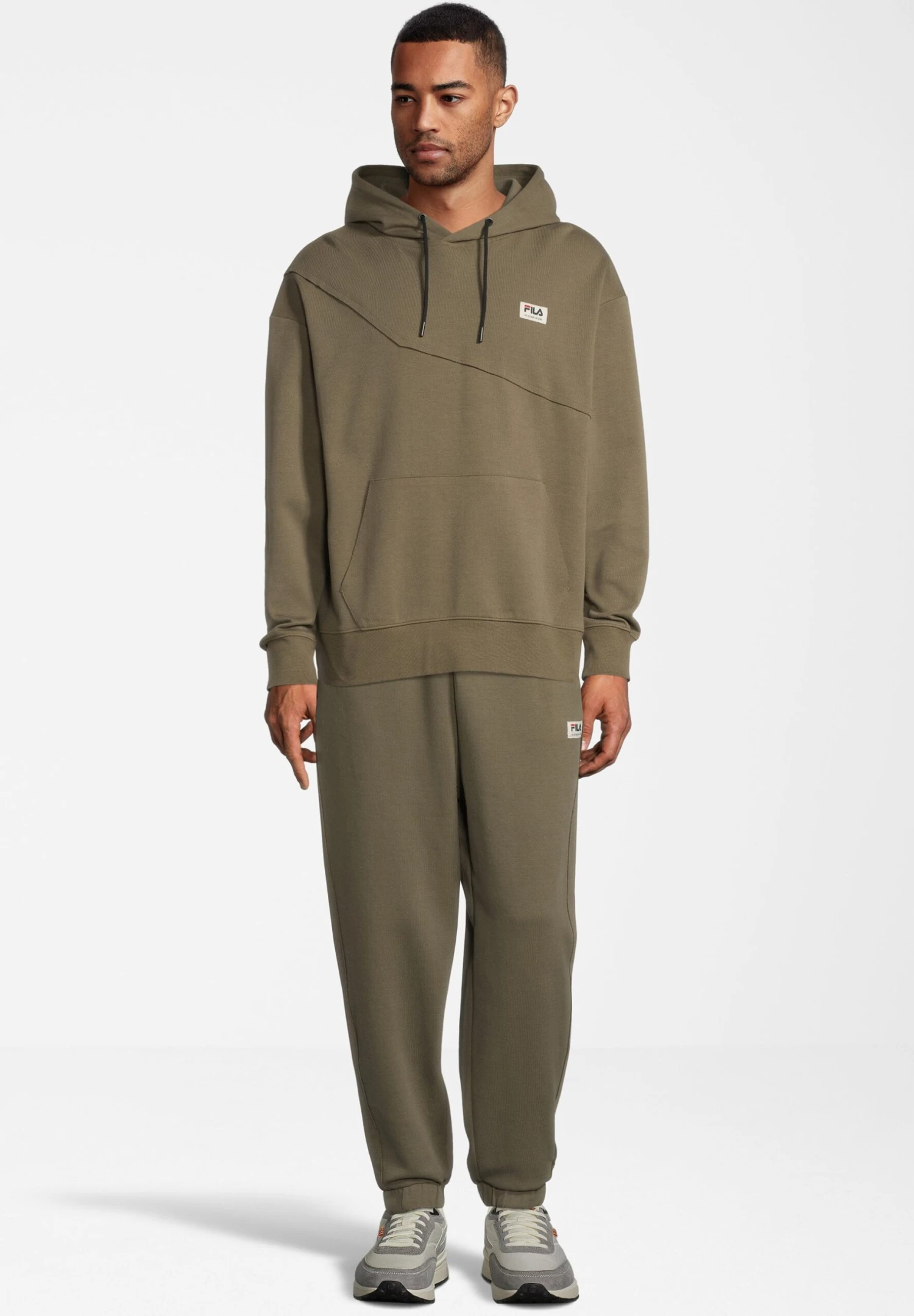 Fila Thiers - Jersey Con Capucha - Burnt Olive 2 Fila Thiers - Jersey Con Capucha - Burnt Olive - Imagen 2