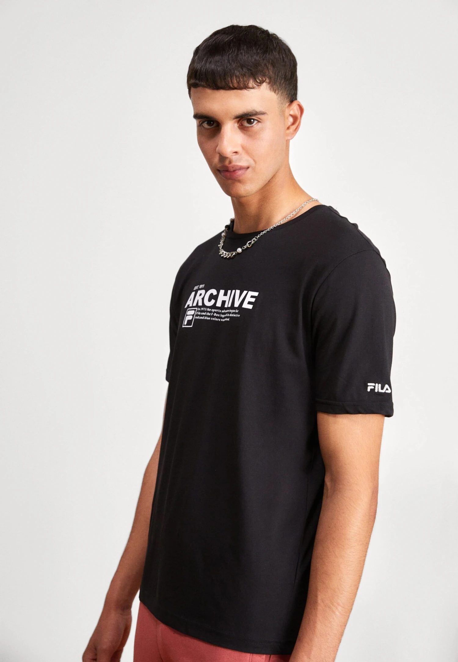 Fila Burbach Tee - Camiseta Estampada - Black 1 Fila Burbach Tee - Camiseta Estampada - Black