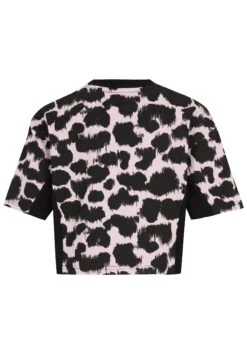 Fila Bad Arolsen Cropped Wide- Camiseta Estampada - Black Leo Ikat Aop Black -Fila 2ff12003cd57447eb0d2a82e8f33ba1a