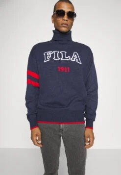 Fila Tirupati Turtle Neck- Jersey De Punto - Black Iris -Fila 3287c1a19b7d4d9fada64d671c255967