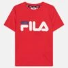 Fila Baia Mare Classic Logo Tee Unisex - Camiseta Estampada - True Red