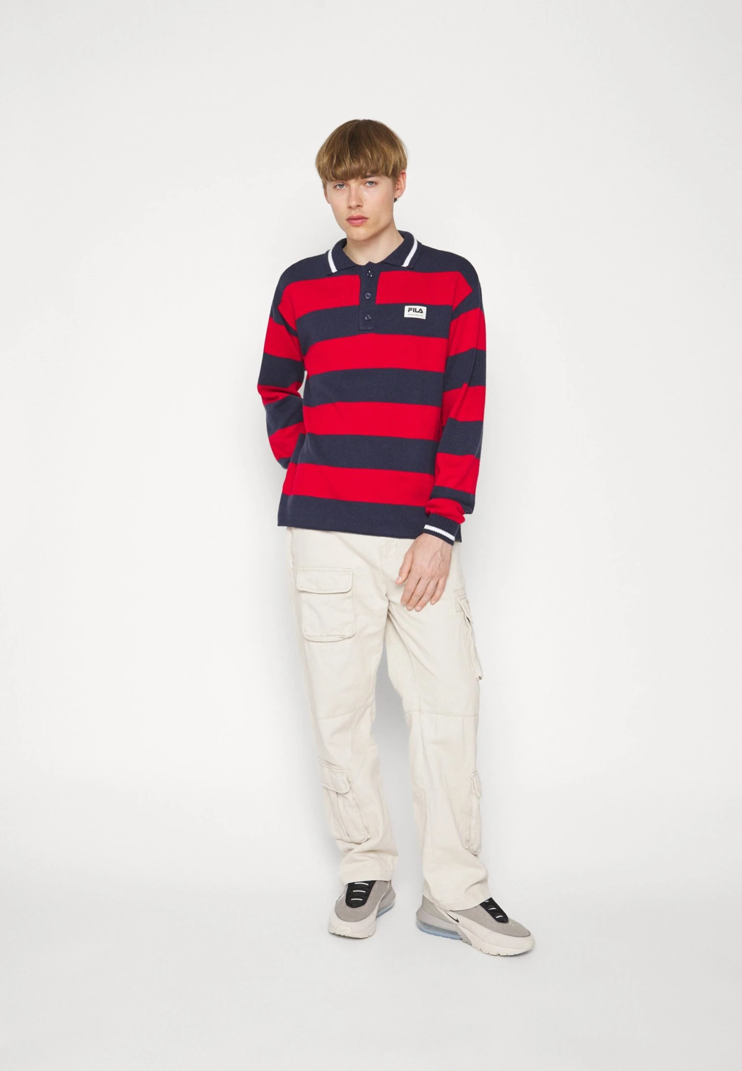 Fila Turpan- Jersey De Punto - Black Iris/True Red 5 Fila Turpan- Jersey De Punto - Black Iris/True Red - Imagen 5