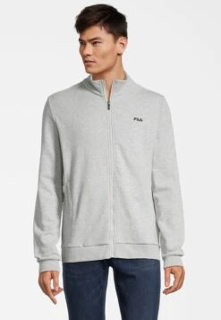 Fila ApparelTrack- Sudadera Con Cremallera - Light Grey Melange