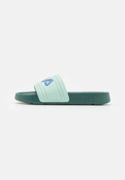 Fila Morro Bay Logo Unisex - Sandalias Planas - Silt Green