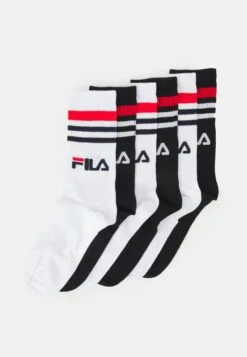 Fila Lifestyle Plain Unisex 6 Pack - Calcetines - White/Black