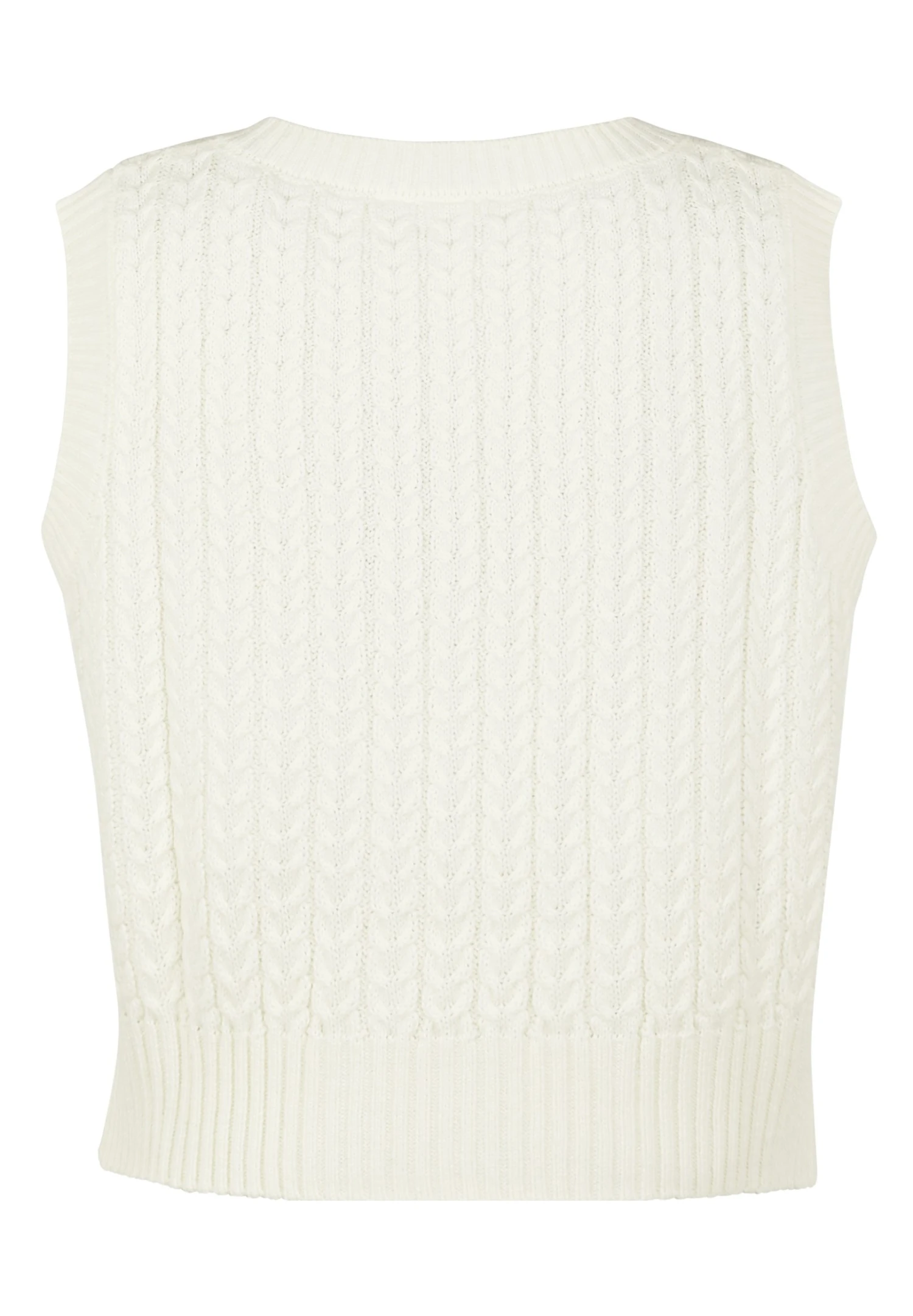 Fila Apparel Tarragona Cropped - Jersey De Punto - Cloud Dancer 3 Fila Apparel Tarragona Cropped - Jersey De Punto - Cloud Dancer - Imagen 3