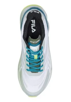 Fila Footwear Raceway - Zapatillas De Running Neutras - Gray Violet-Safety Yellow Blue Coral -Fila 45c79439e83e4fbbbf849c53a1028ebb