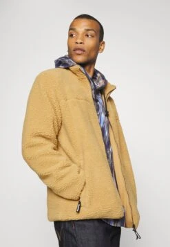 Fila Braunlage Jacket Unisex - Forro Polar - Beige -Fila 4b0fe4fec94f41fe976de8cd784d9802