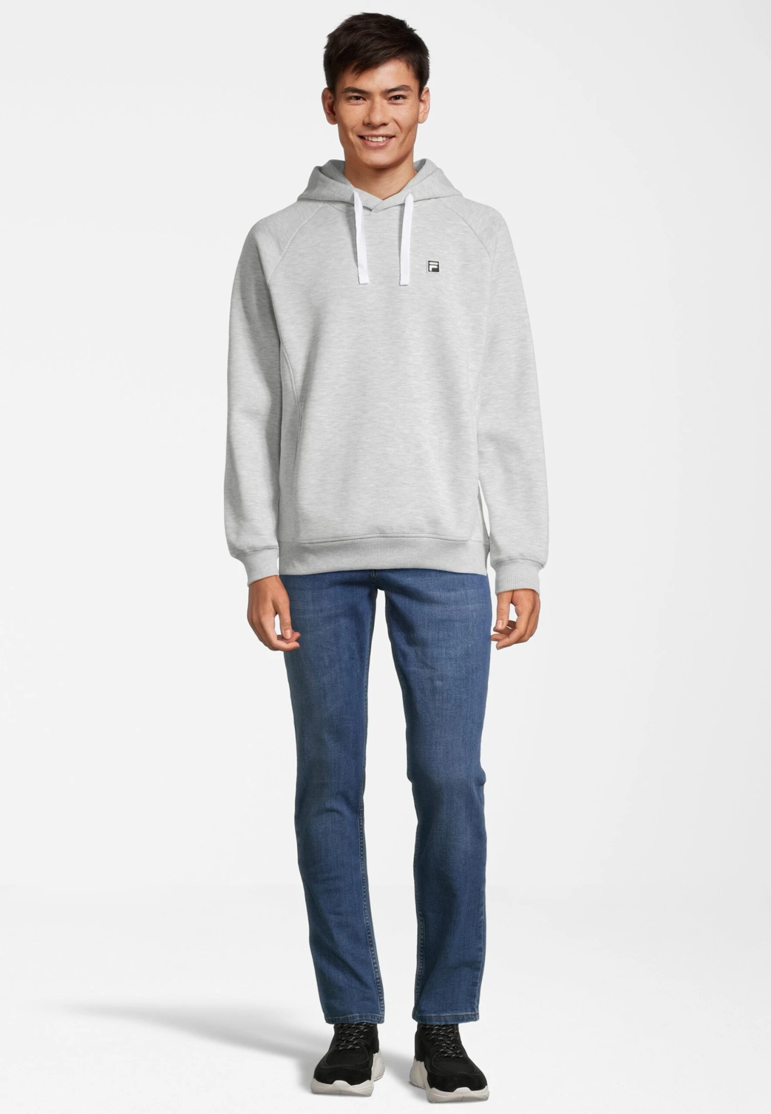 Fila Bisceglie - Jersey Con Capucha - Light Grey Melange 2 Fila Bisceglie - Jersey Con Capucha - Light Grey Melange - Imagen 2