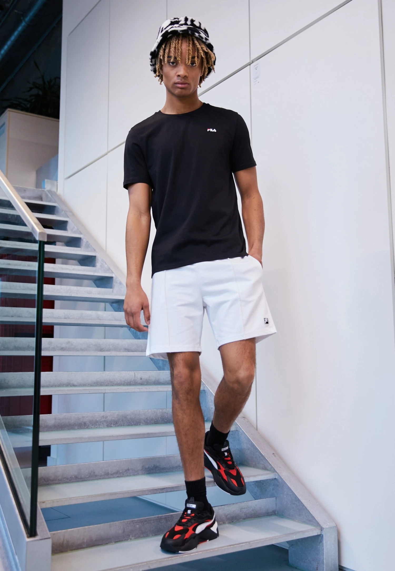 Fila Boyabat - Shorts - Bright White 2 Fila Boyabat - Shorts - Bright White - Imagen 2