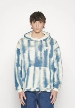 Fila Cajiz Oversized Hoody - Sudadera - Antique White/Water -Fila 50d48288f25b40fc82b4882387e2e73d