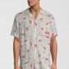 Fila Tutin Aop Resort- Camisa - Sweet Corn Newspaper Aop