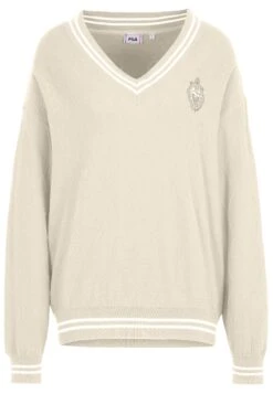 Fila Telling V Neck - Jersey De Punto - Antique White -Fila 565b8513675b43c7a19fd500bf680029