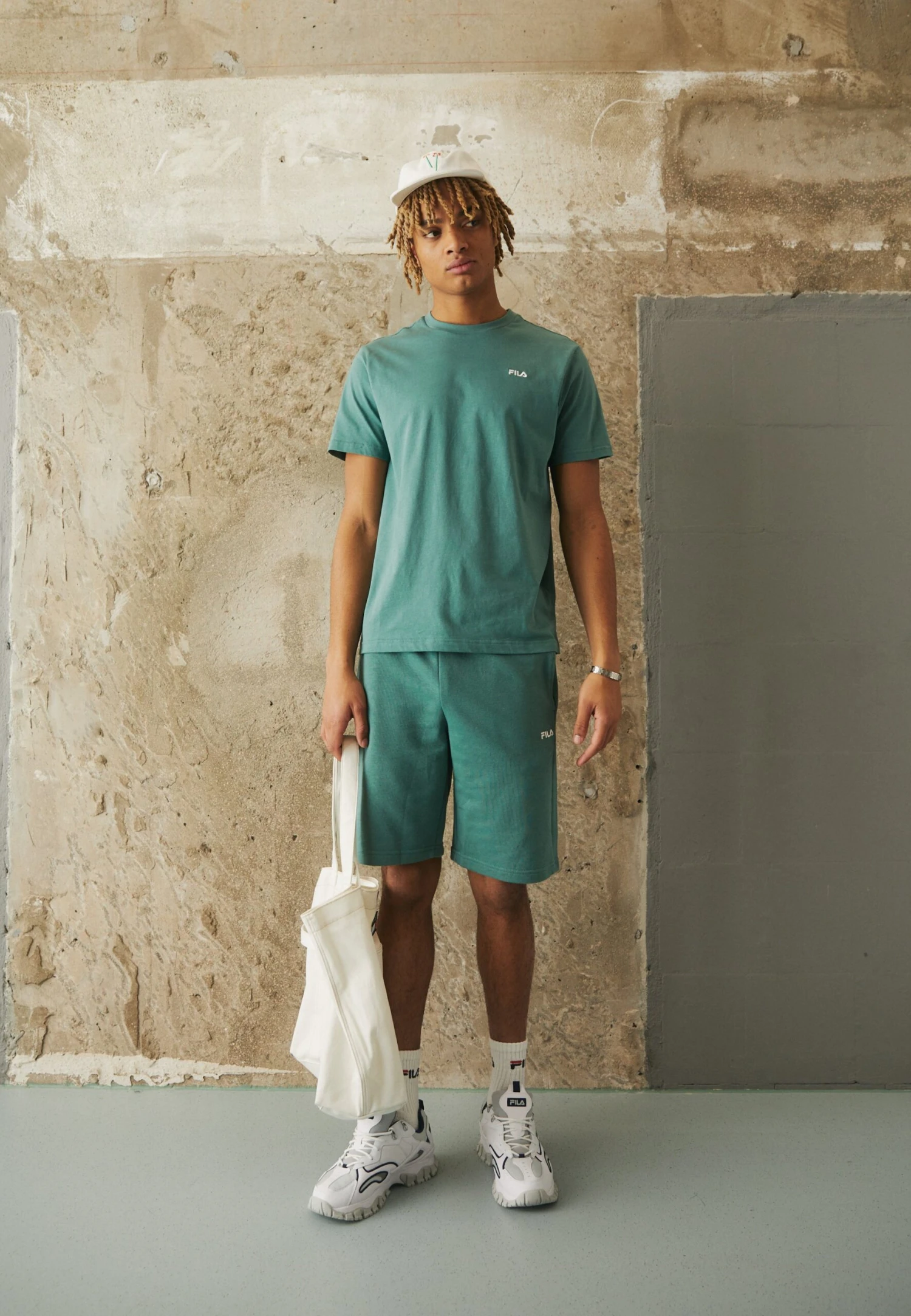 Fila Blehen - Shorts - Blue Spruce 2 Fila Blehen - Shorts - Blue Spruce - Imagen 2