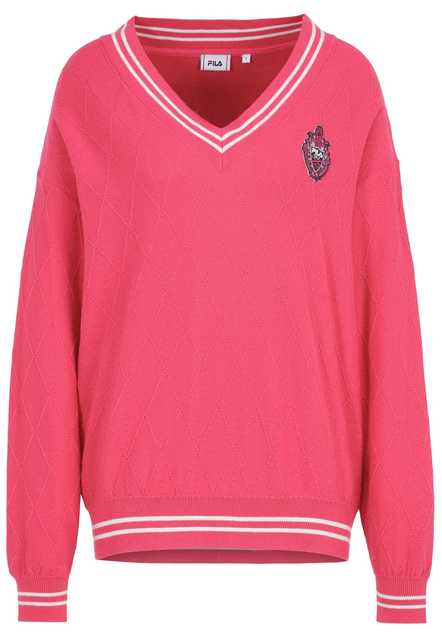 Fila Telling V Neck - Jersey De Punto - Carmine 4 Fila Telling V Neck - Jersey De Punto - Carmine - Imagen 4