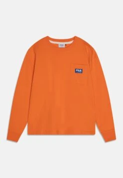 Fila Teisendorf Longsleeve Tee Unisex - Camiseta De Manga Larga - Celosia Orange