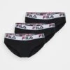 Fila Woman Brief 3 Pack - Braguitas - Black