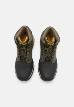 Fila Lance Unisex - Botines Con Cordones - Black/Olive Night -Fila 6f7f88034b314eefbc5718a398f3de4d