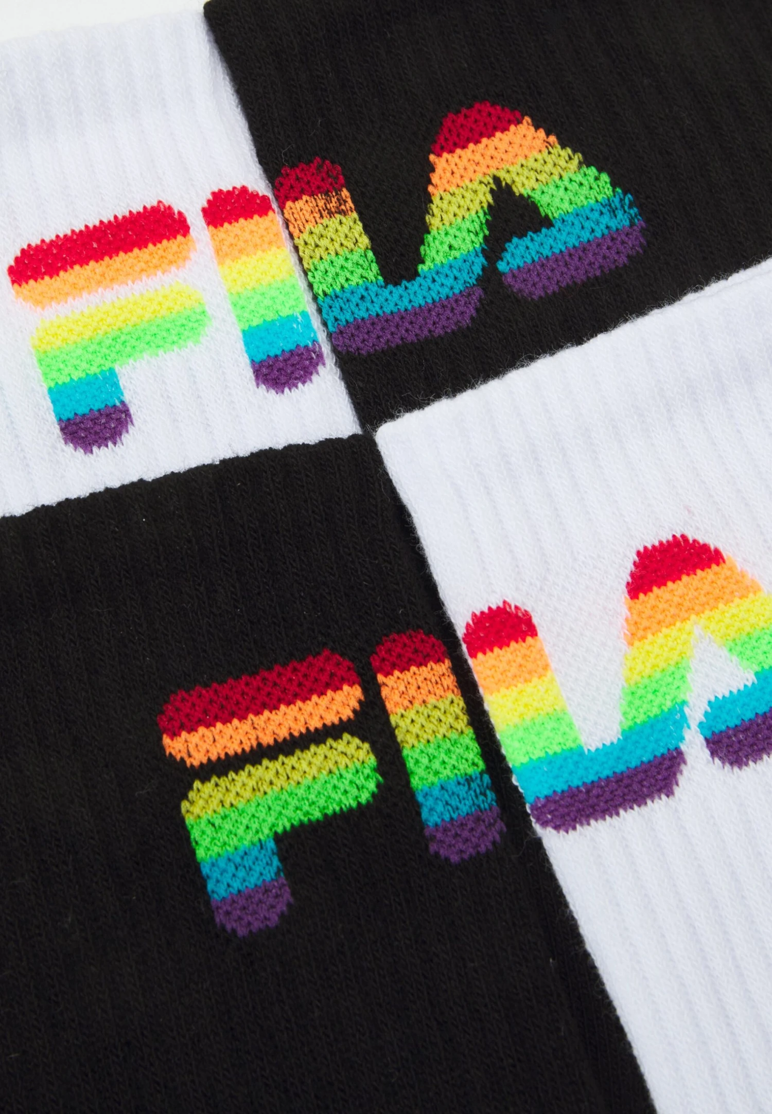 Fila Man Socks - Calcetines - White/Black 2 Fila Man Socks - Calcetines - White/Black - Imagen 2
