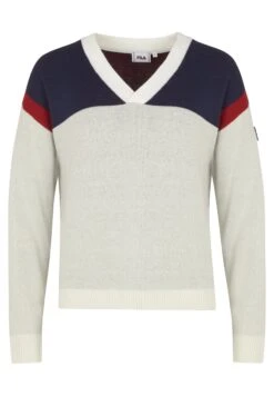 Fila Zibo - Jersey De Punto - Bright White/Medieval Blue/True Red