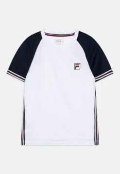 Fila Alfie Boys - Camiseta Estampada - White/Peacoat Blue