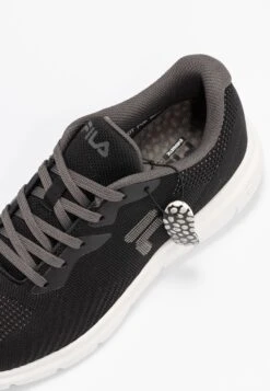 Fila Footwear Flexx - Zapatillas De Running Neutras - Black-White -Fila 80c2fc75a709427da44eebbcef9efa85