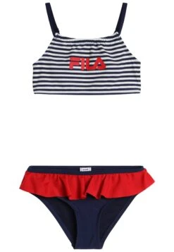 Fila Apparel Sokode Aop - Bikini - Black Iris Bright White Spriped