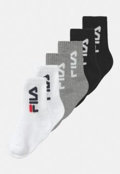 Fila Junior 6 Pack Unisex - Calcetines - Black/White/Grey