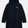 Fila Bergkamen Teen Girls Long Puff - Abrigo De Invierno - Black Iris