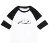Fila Camiseta Estampada - Bright White/Black Beauty