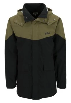 Fila Apparel Tanvald - Parka - Moonless Night/Burnt Olive -Fila 87be30657a3647b5842649d9a69c7718